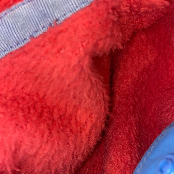 Patagonia Re-Tool Snap Fleece Pullover Raspberry/Aqua - Picture 4 of 4